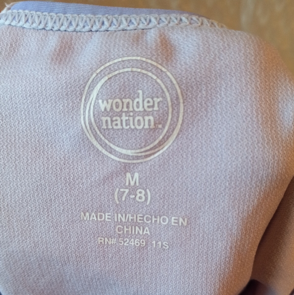 Wonder Nation Unicorn One Piece Swimsuit Size 7/8 - Picture 5 of 9